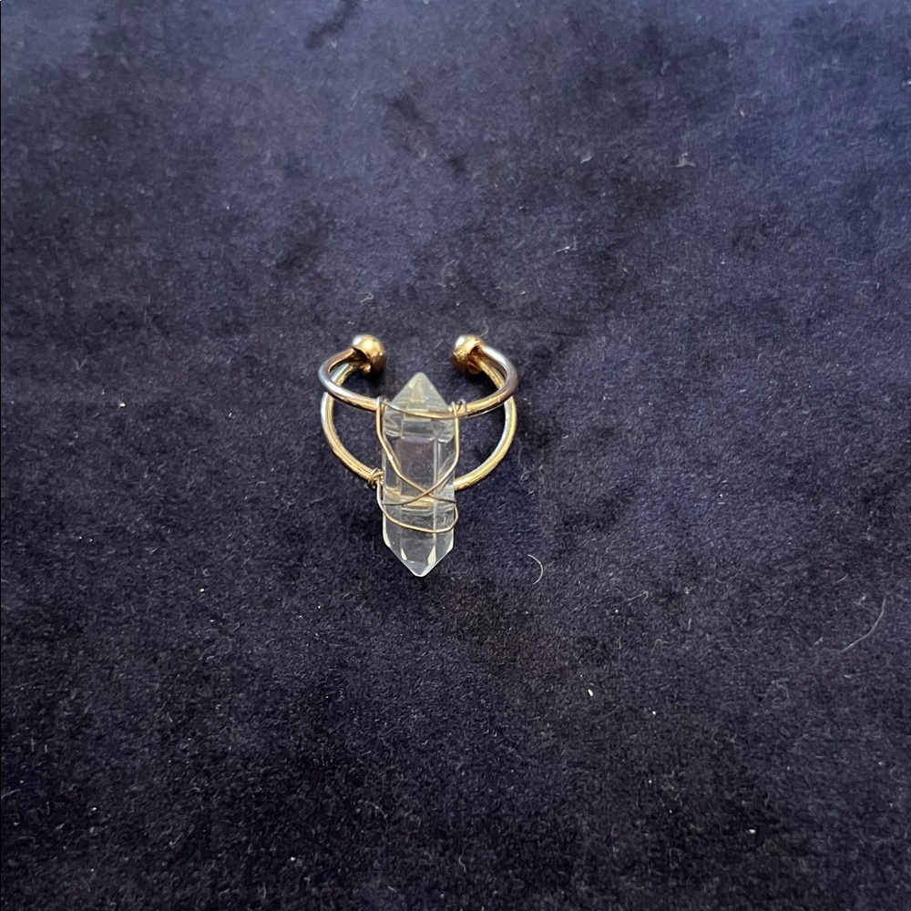 Gold and Clear Crystal Women Jewelry